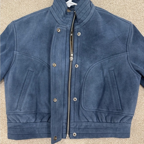 NEW WITH TAGS WE THE FREE WES SUEDE BOMBER JACKET - Picture 6 of 8